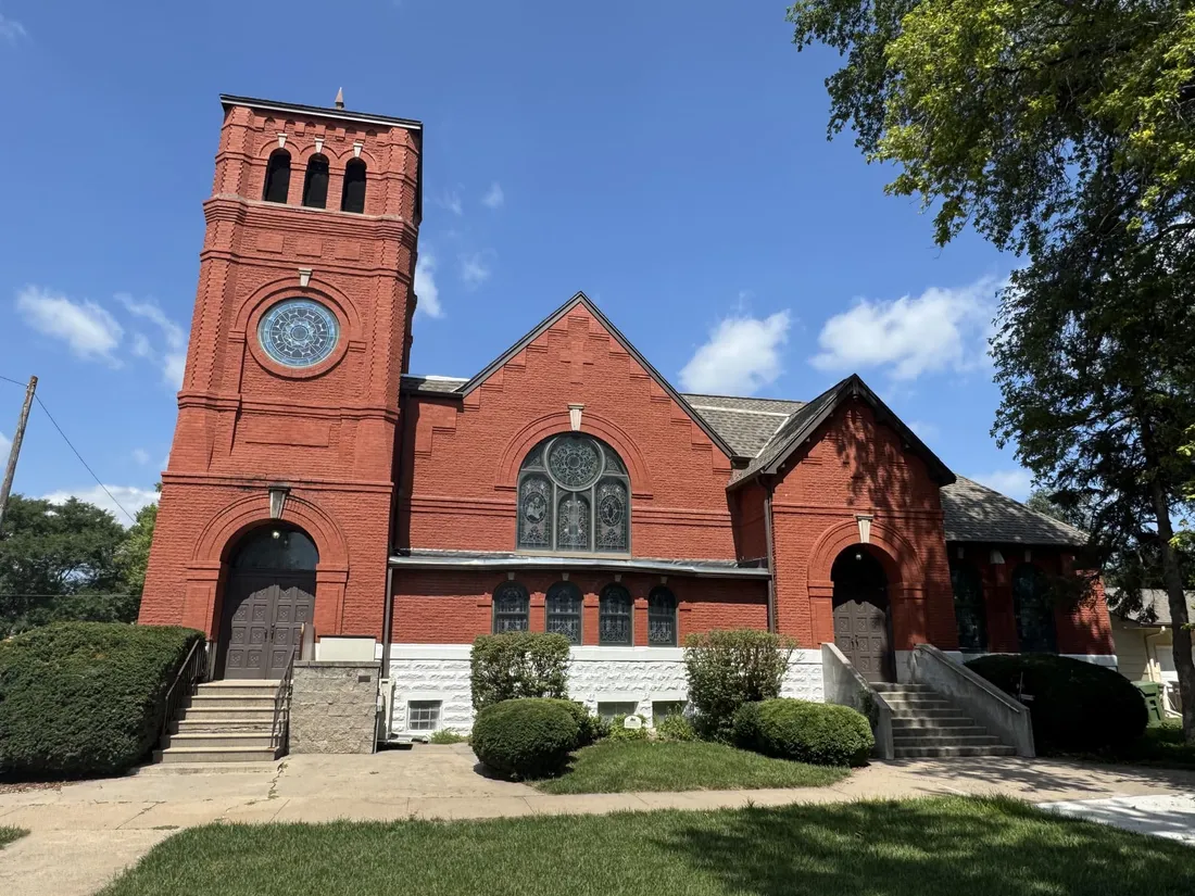 Historic Brick Church Exterior & Bell Tower — after